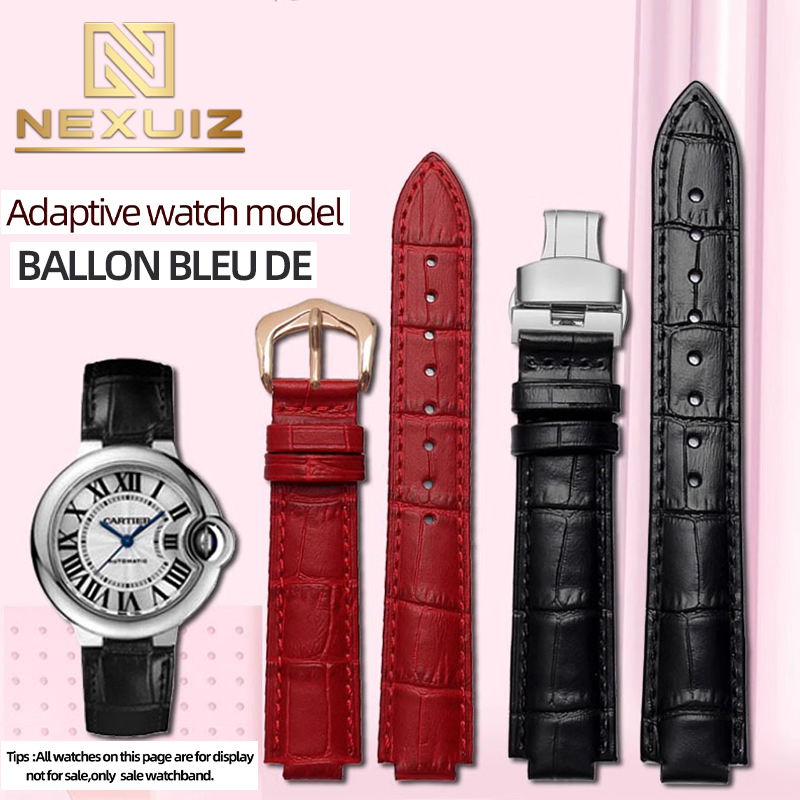 Cartier Watch Ballon Bleu - Ремешок кожаный для наручных часов BLEU