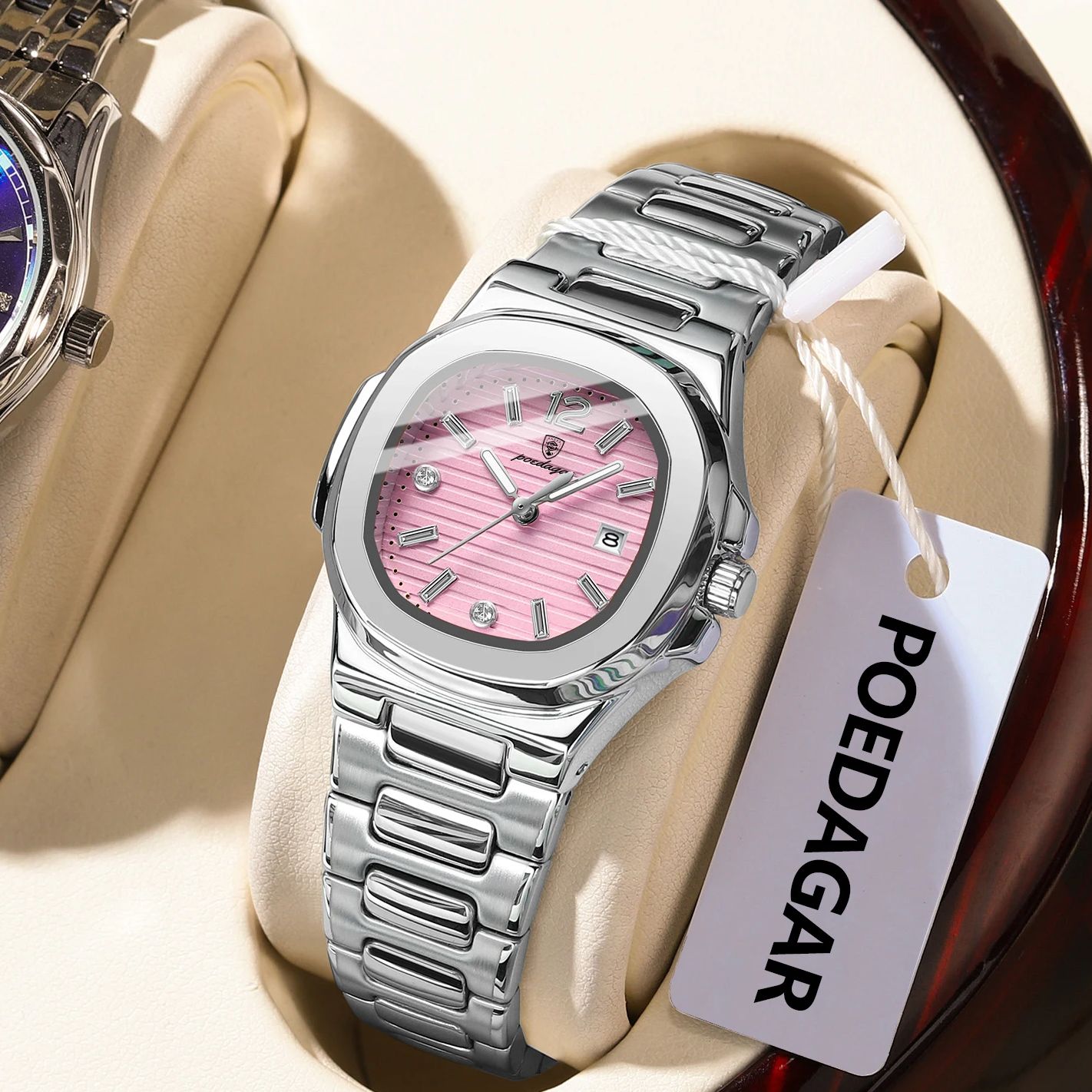 Luxury Watch Lady - POEDAGAR квадратные модные женские наручные часы