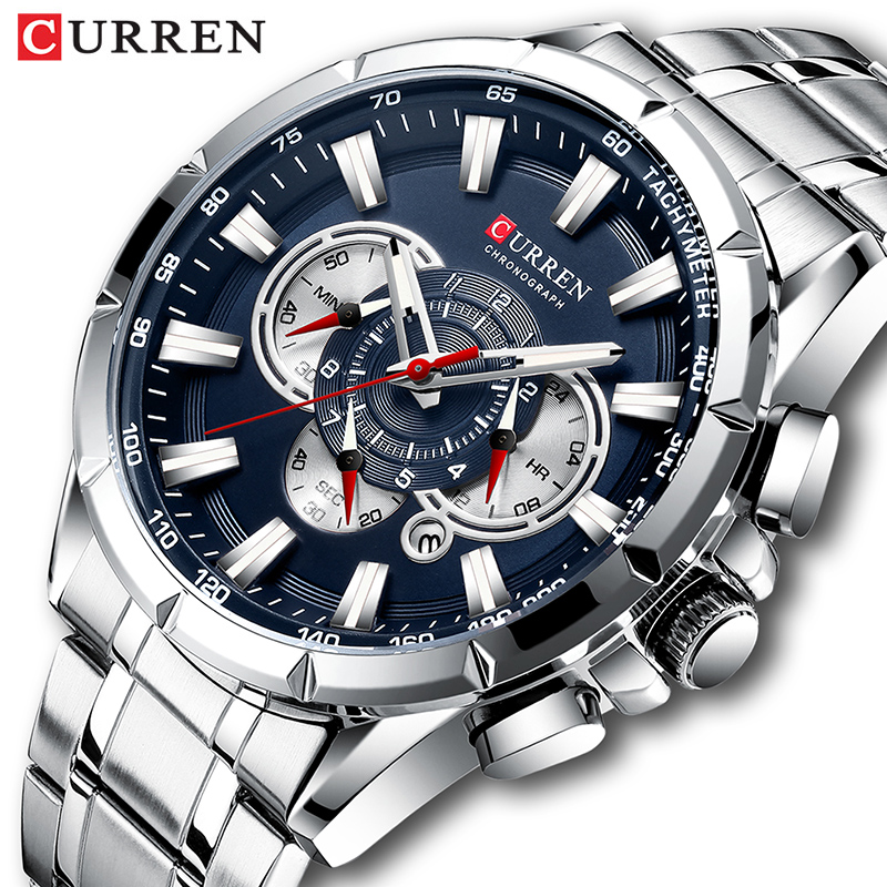 Luxury Watch Audemars Piguet - CURREN наручные часы мужские водонепроницаемые Хронограф