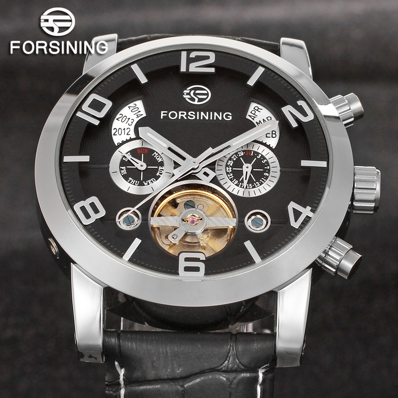 Regulator Display Watch - Forsining модные механические мужские наручные часы
