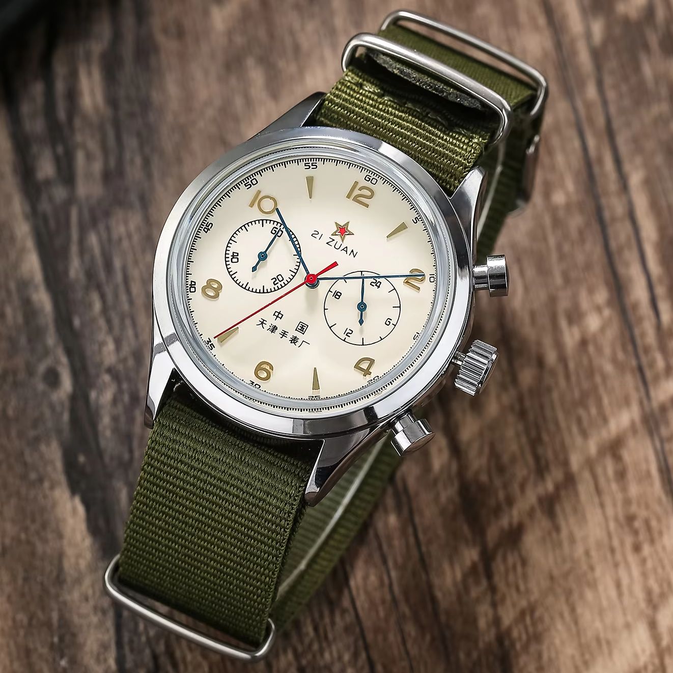 Chronograph Flyback Watch - Мужские часы 1963 Pilot, автоматические, 42