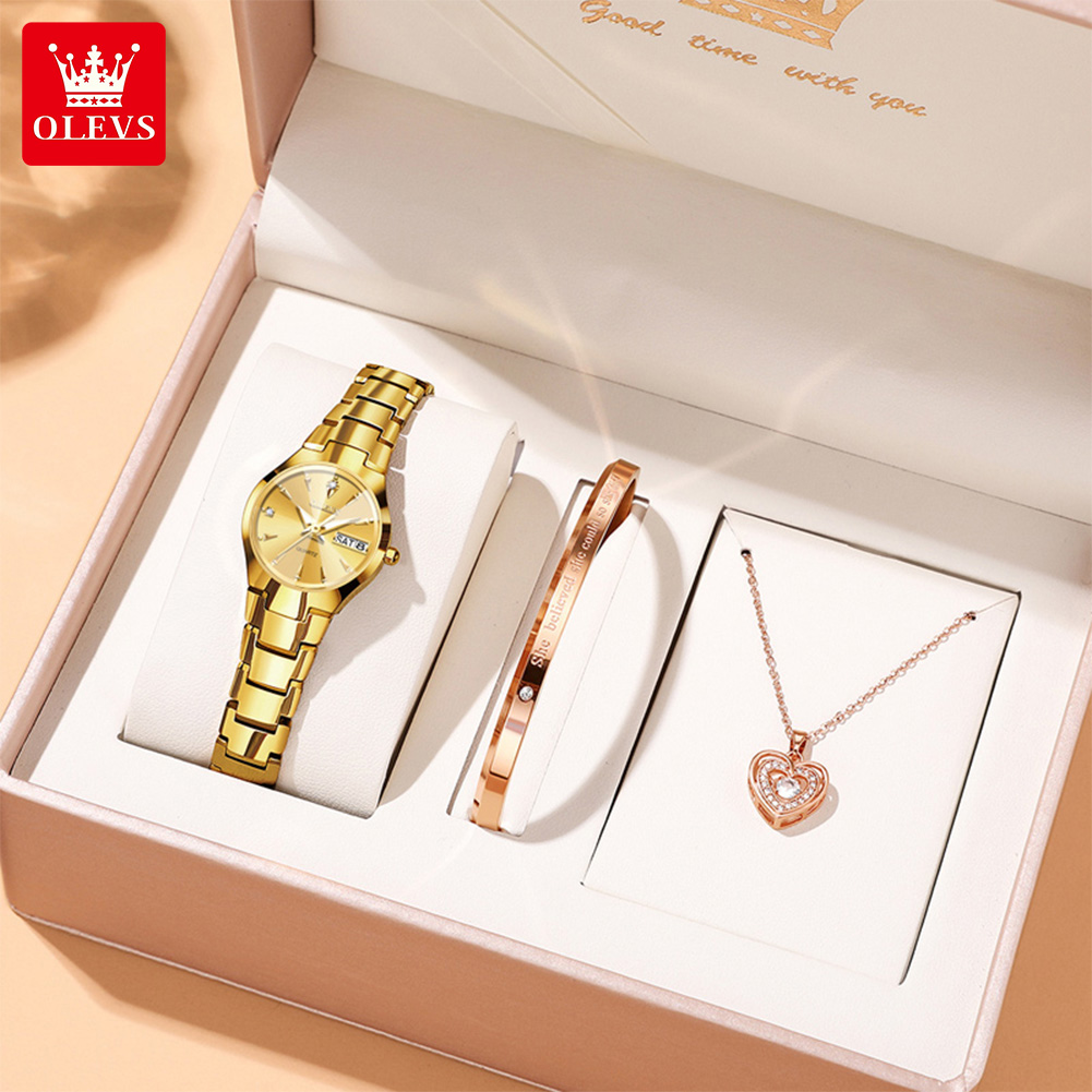 Luxury Watch Lady - OLEVS женские часы 8697, роскошные элегантные
