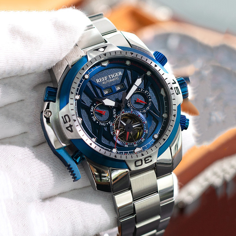 Chronograph Flyback Watch - Мужские автоматические механические часы с корпусом