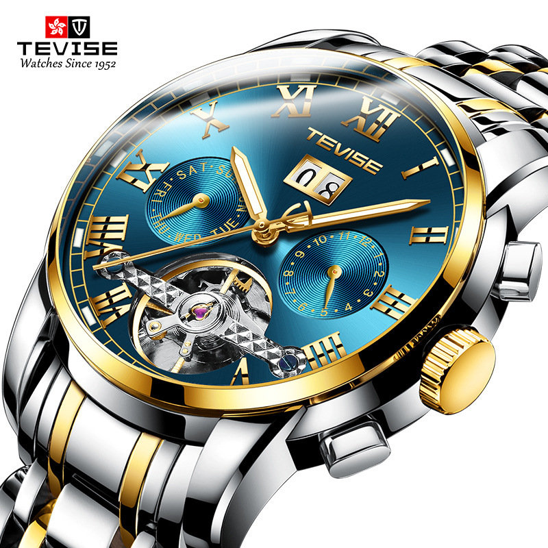 Chronograph Flyback Watch - Мужские автоматические механические часы с турбийоном,