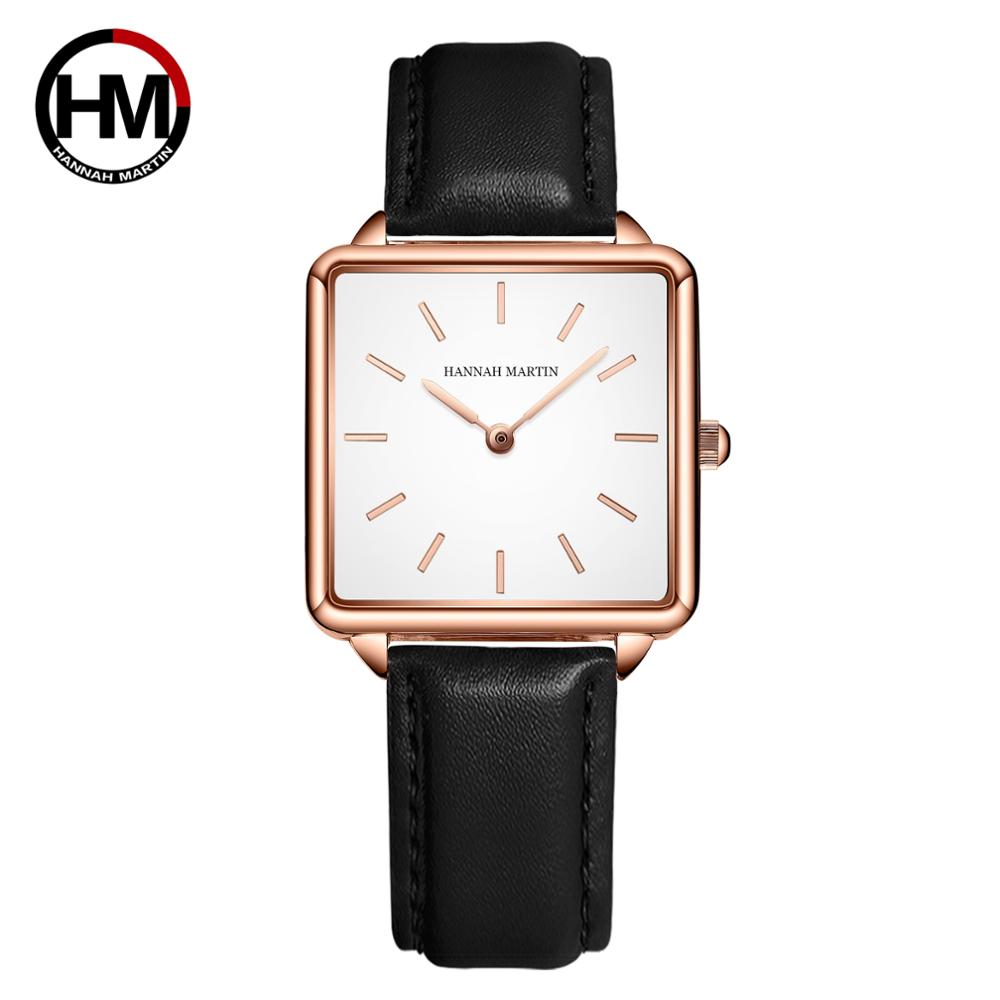 Luxury Watch In Japan - Ремешок из натуральной кожи японский кварцевый