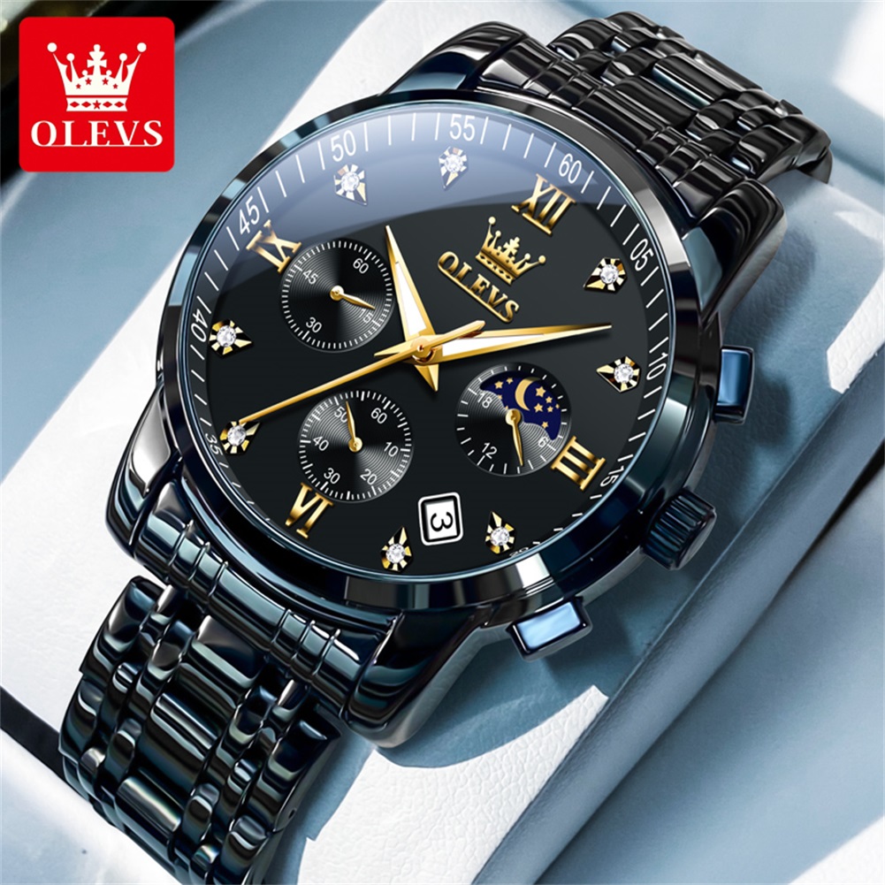 Quiet Luxury Watch - OLEVS Популярные мужские часы из нержавеющей
