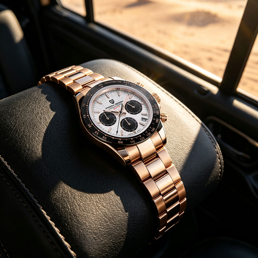 Quiet Luxury Watch - Элитные мужские часы PAGANI DESIGN: многофункциональный