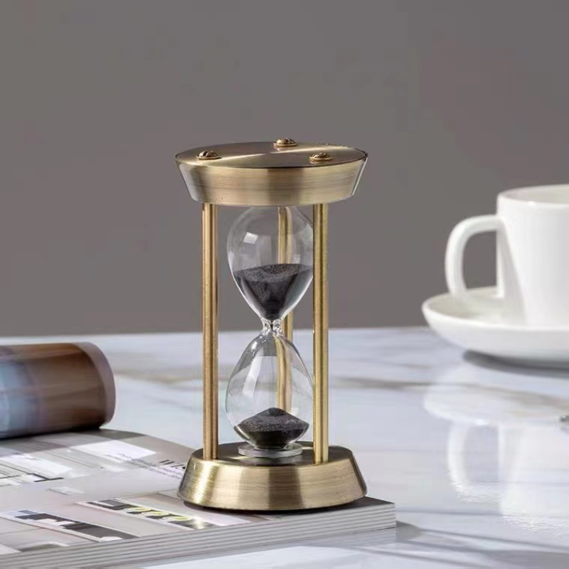 Table Watch Luxury - Металлические песочные часы для гостиной, декоративный