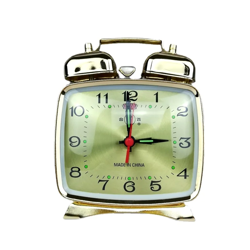 Table Watch Luxury - Металлические круглые часы, заводные винтажные часы
