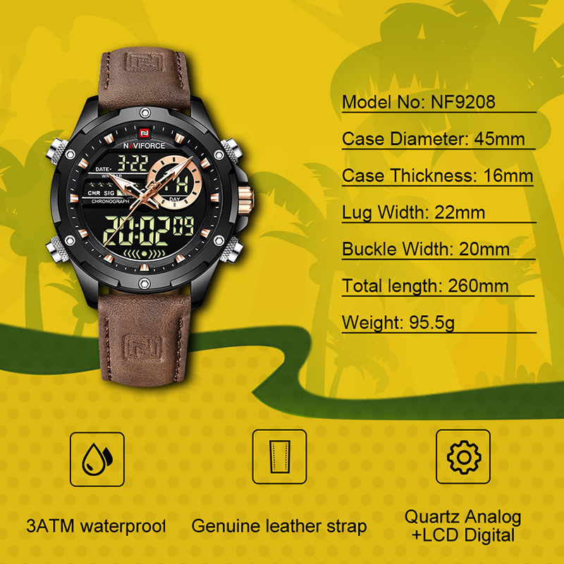 Luxury Watch Low Price - Новые мужские часы NAVIFORCE, кварцевые часы