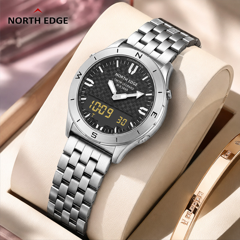 Compass Watch Luxury - Мужские спортивные цифровые часы NORTH EDGE,