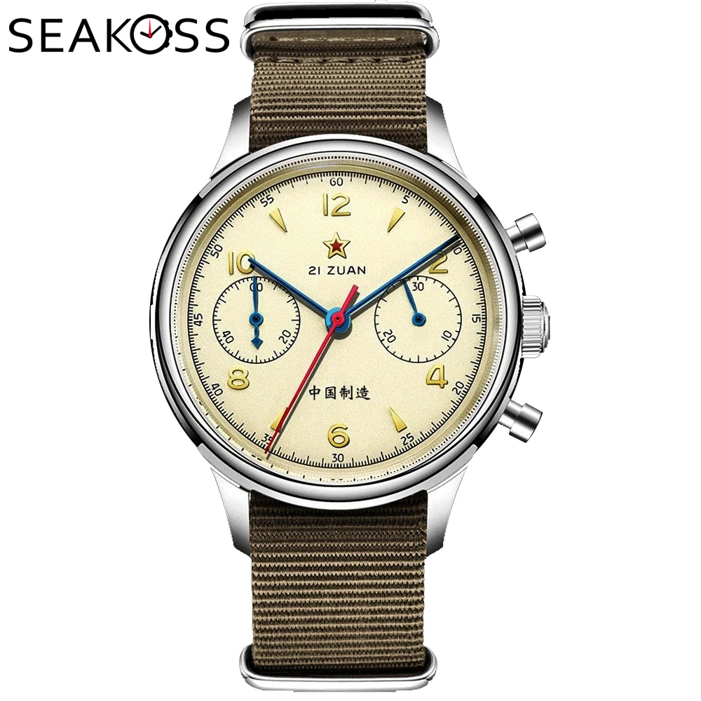 Chronograph Flyback Watch - SEAKOSS 1963 хронограф 40 мм 38