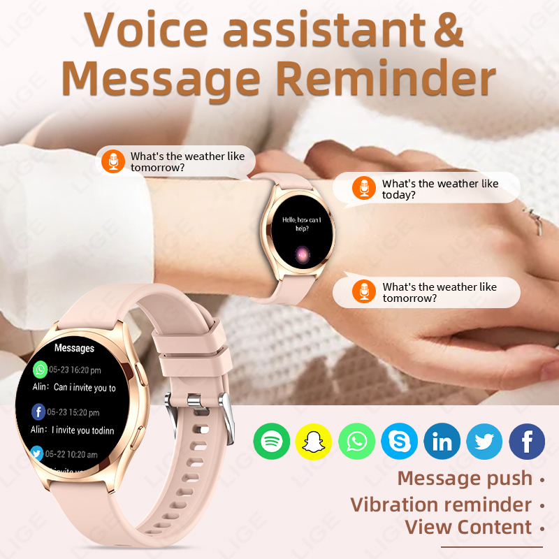 Роскошные умные часы LIGE для  – обзор и цена Luxury Watch Korea