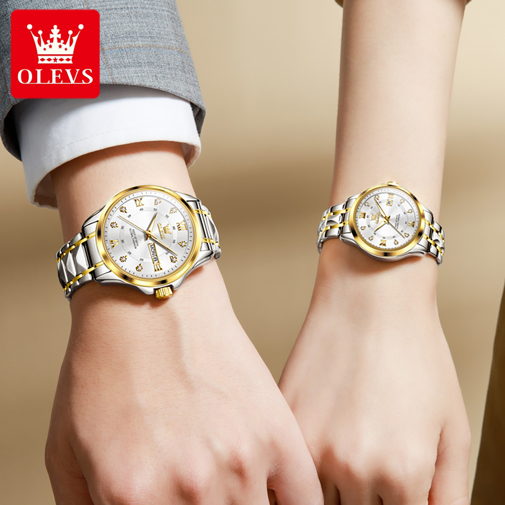 OLEVS 2906 часы для пар, ориги – обзор и цена Best Luxury Quartz Watch