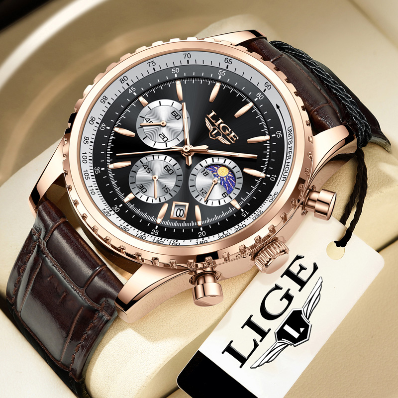 Часы наручные LIGE Мужские ква – обзор и цена Compass Watch Luxury