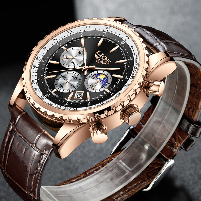 Часы наручные LIGE Мужские ква – обзор и цена Compass Watch Luxury