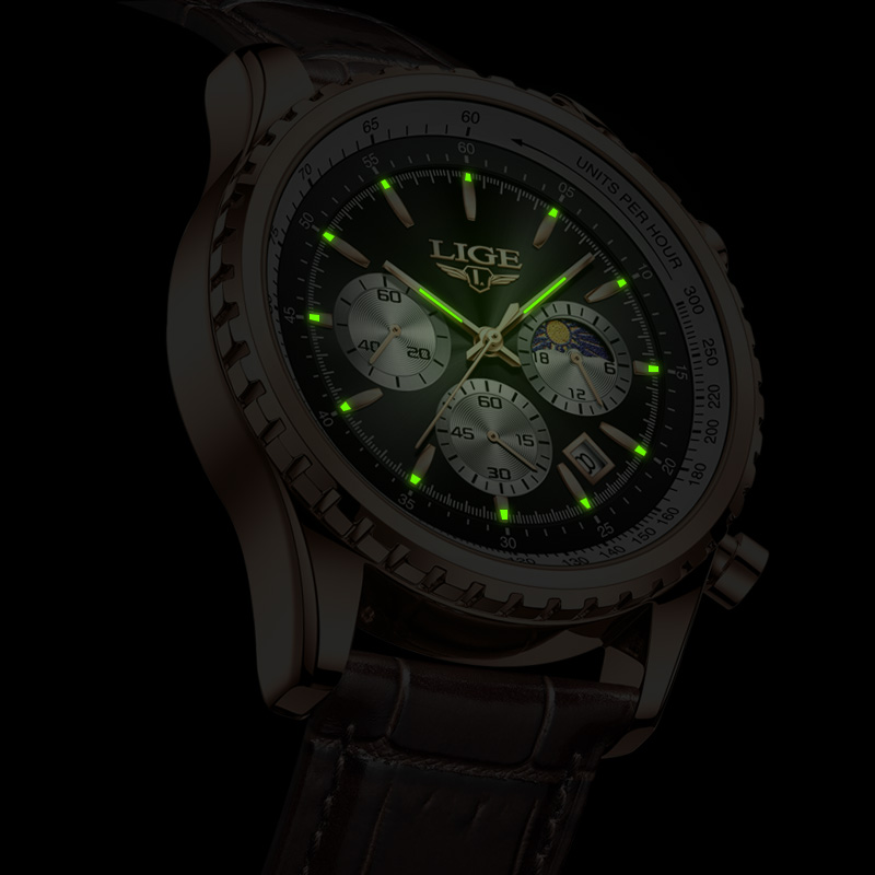 Часы наручные LIGE Мужские ква – обзор и цена Compass Watch Luxury