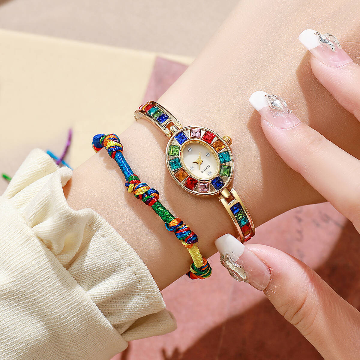 2 шт./компл. роскошные женские – обзор и цена Luxury Watch Lady