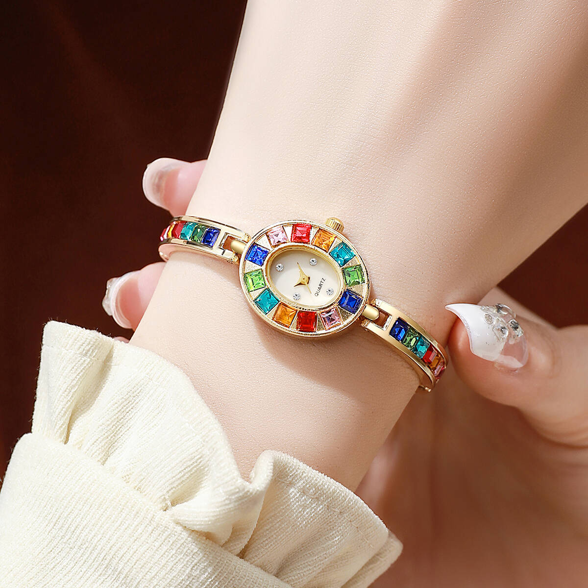 2 шт./компл. роскошные женские – обзор и цена Luxury Watch Lady