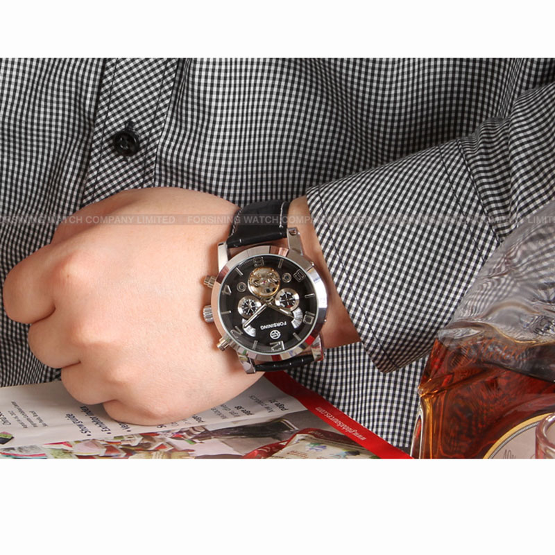 Forsining модные механические  – обзор и цена Regulator Display Watch