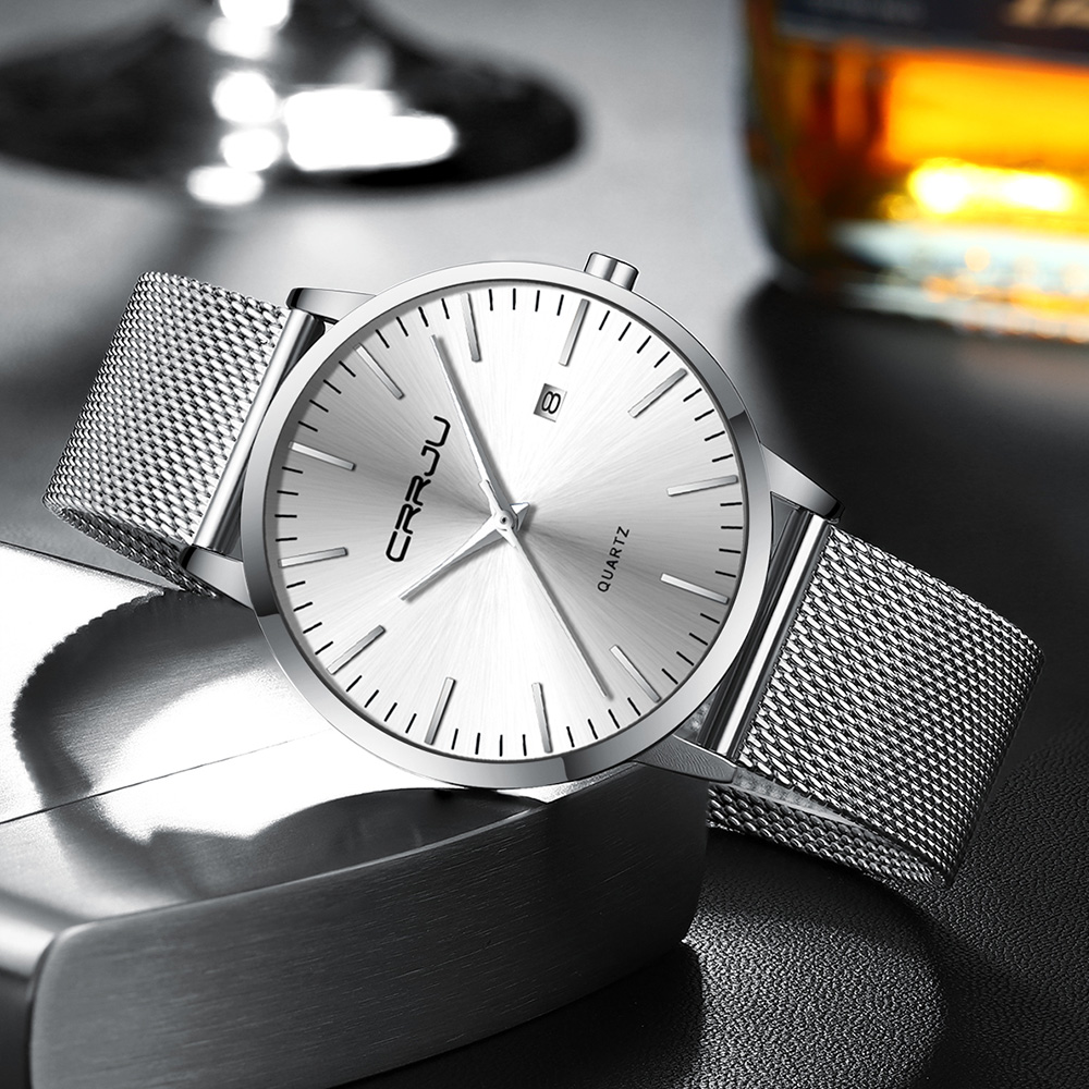 CRRJU новые модные мужские час – обзор и цена Luxury Watch Low Price