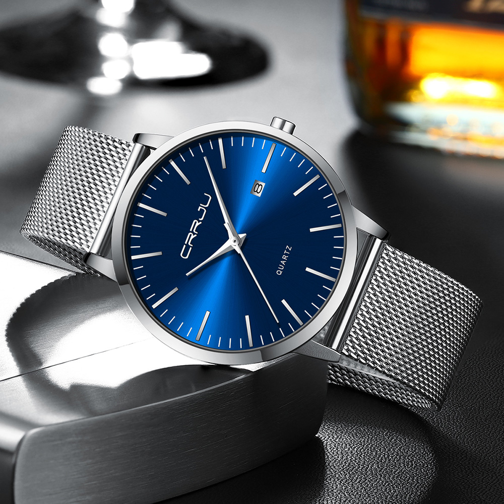 CRRJU новые модные мужские час – обзор и цена Luxury Watch Low Price