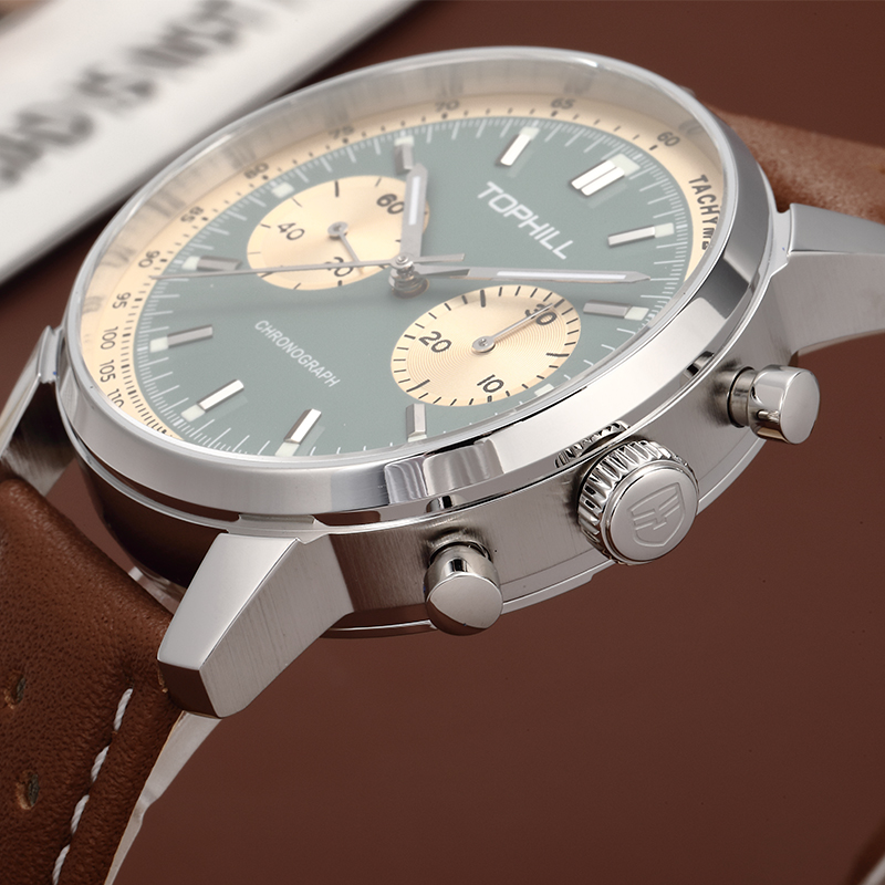 Часы TOPHILL с хронографом, го – обзор и цена Chronograph Flyback Watch