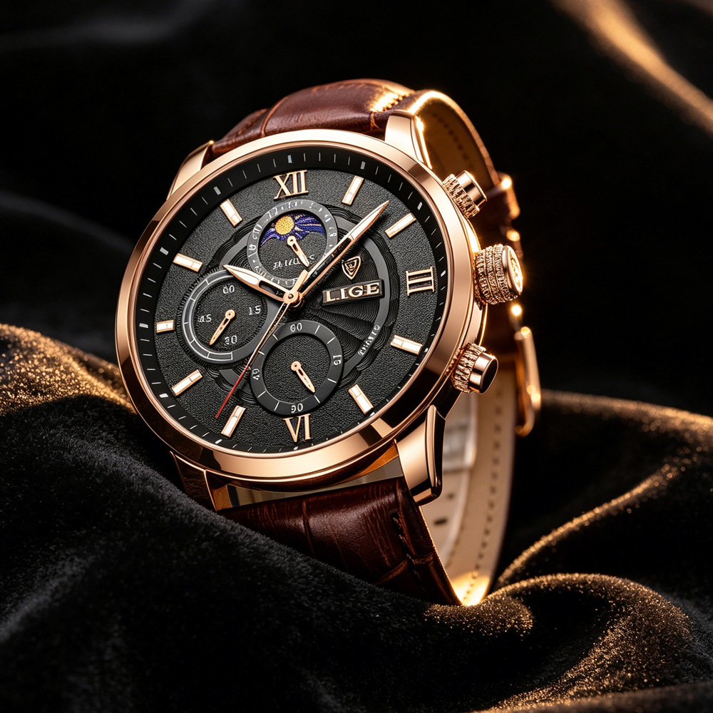 Мужские повседневные часы LIGE – обзор и цена Luxury Watch Audemars Piguet