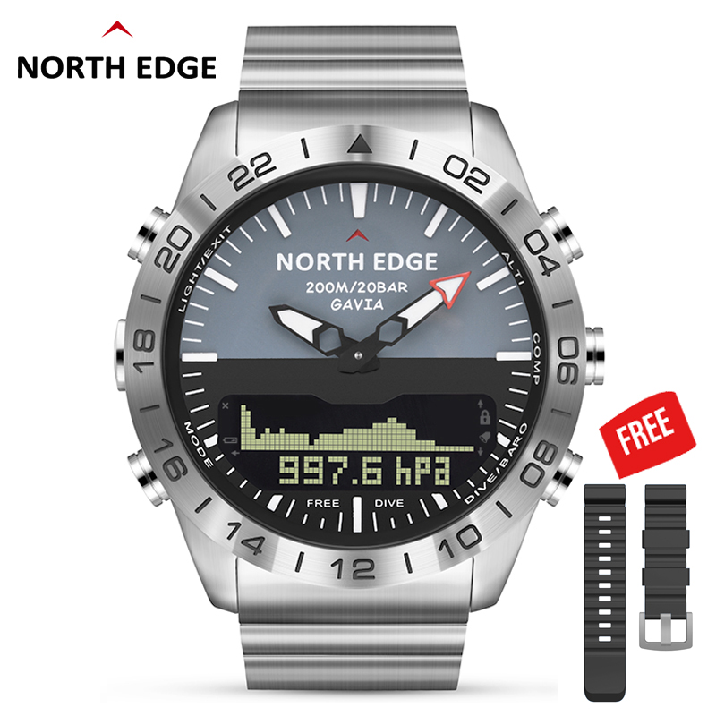 Мужчины Dive Спортивные Цифров – обзор и цена Compass Watch Luxury