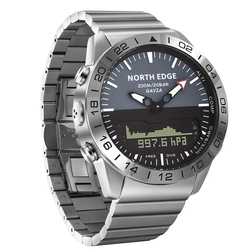 Мужчины Dive Спортивные Цифров – обзор и цена Compass Watch Luxury