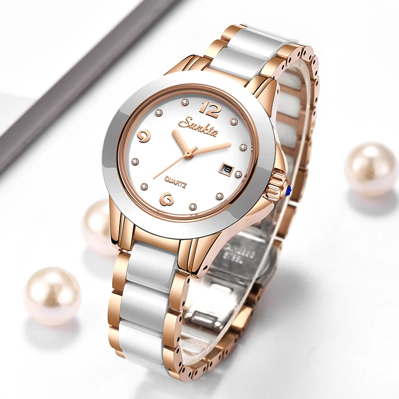 Sunkta модные повседневные ква – обзор и цена Luxury Watch Lady