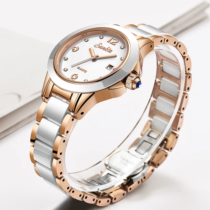 Sunkta модные повседневные ква – обзор и цена Luxury Watch Lady