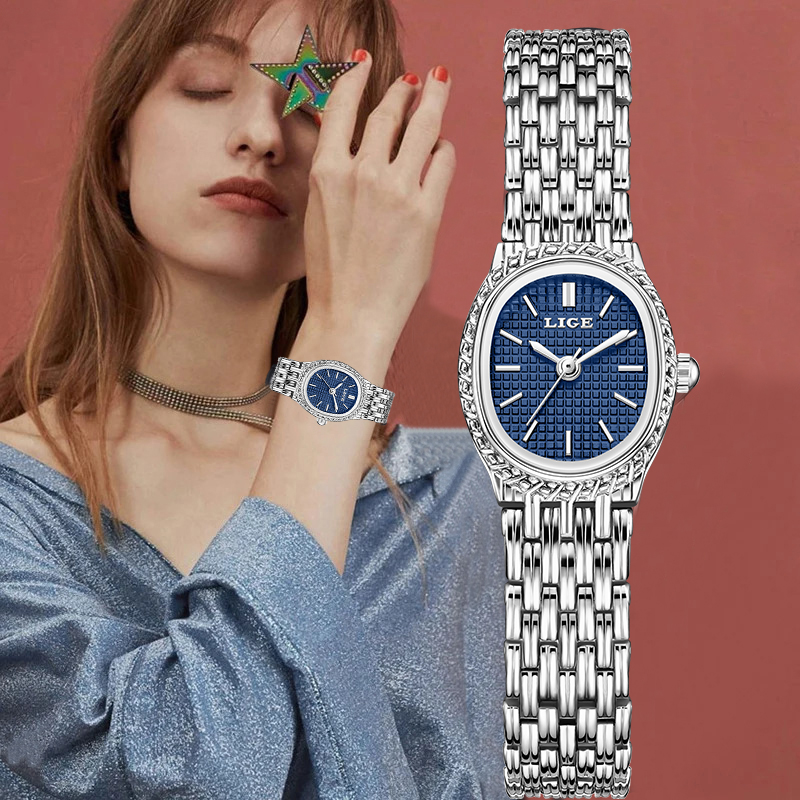 LIGE модные роскошные кварцевы – обзор и цена Luxury Watch Lady