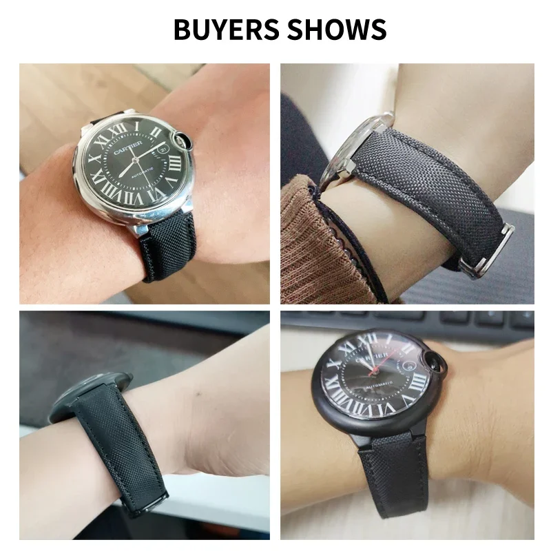 Оригинальный нейлоновый ремешо – обзор и цена Cartier Watch Ballon Bleu