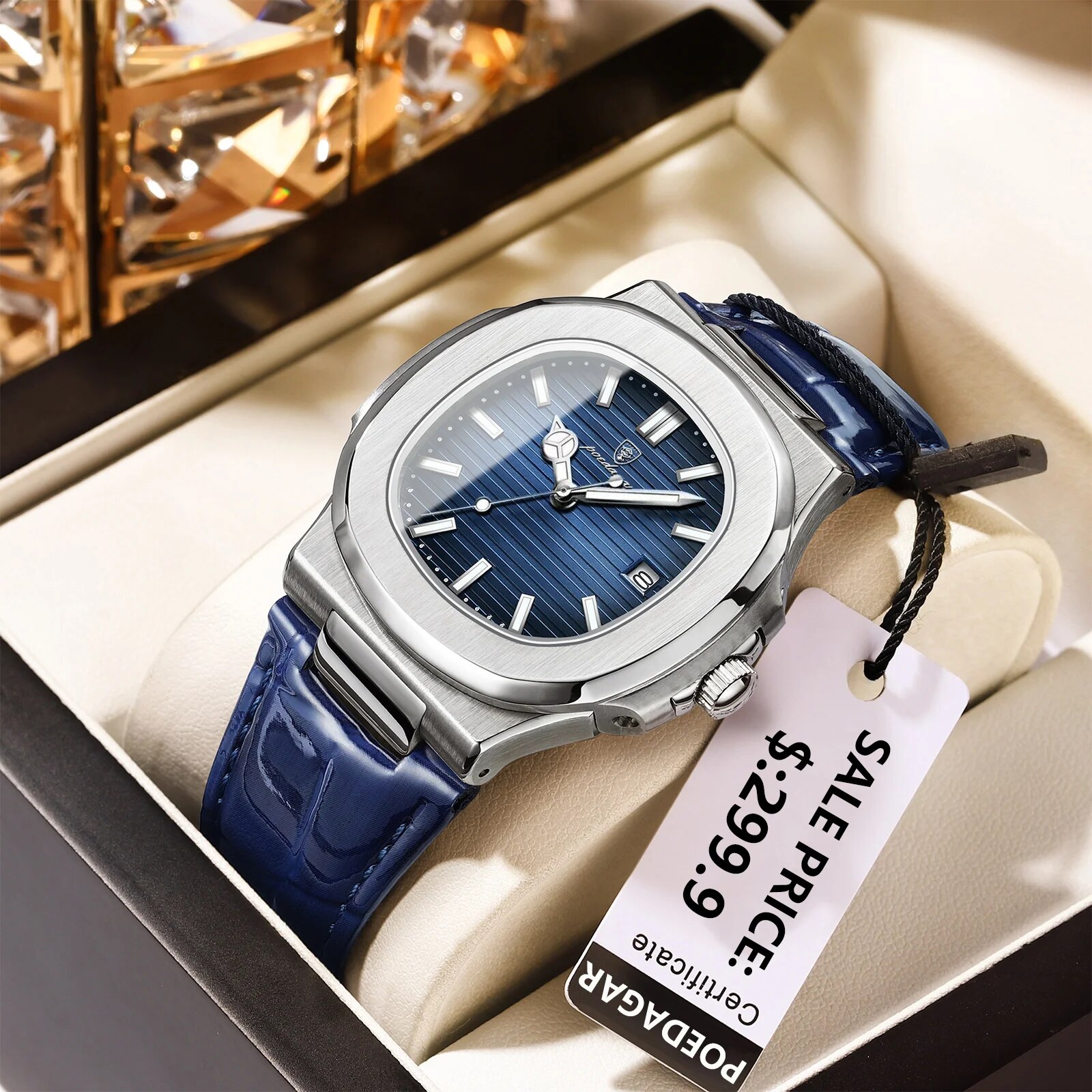 POEDAGAR Топ Роскошные Квадрат – обзор и цена Luxury Watch Audemars Piguet