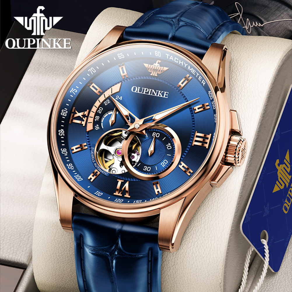 Мужские автоматические часы OU – обзор и цена Chronograph Flyback Watch