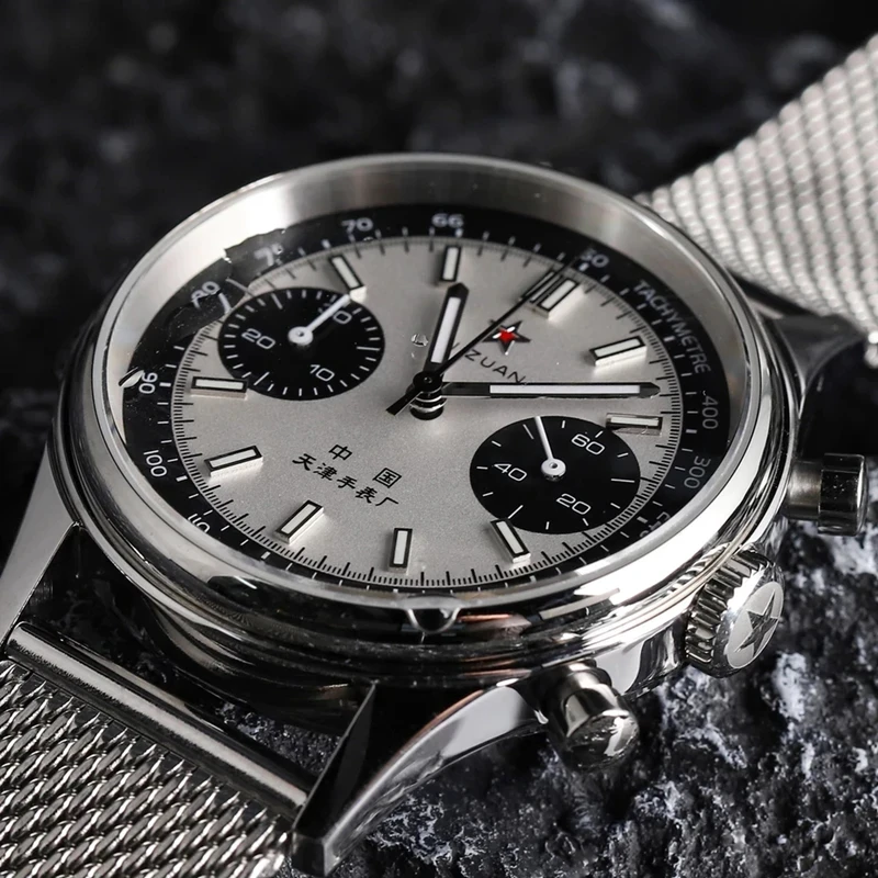 42 мм Китай Авиационный Хроног – обзор и цена Chronograph Flyback Watch