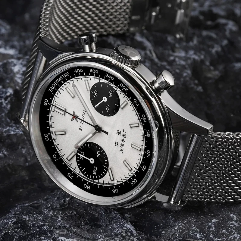 42 мм Китай Авиационный Хроног – обзор и цена Chronograph Flyback Watch