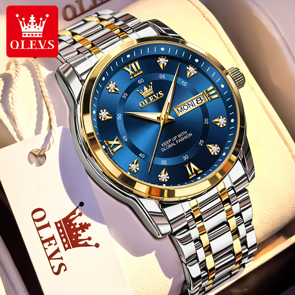 OLEVS брендовые модные мужские – обзор и цена Best Luxury Quartz Watch