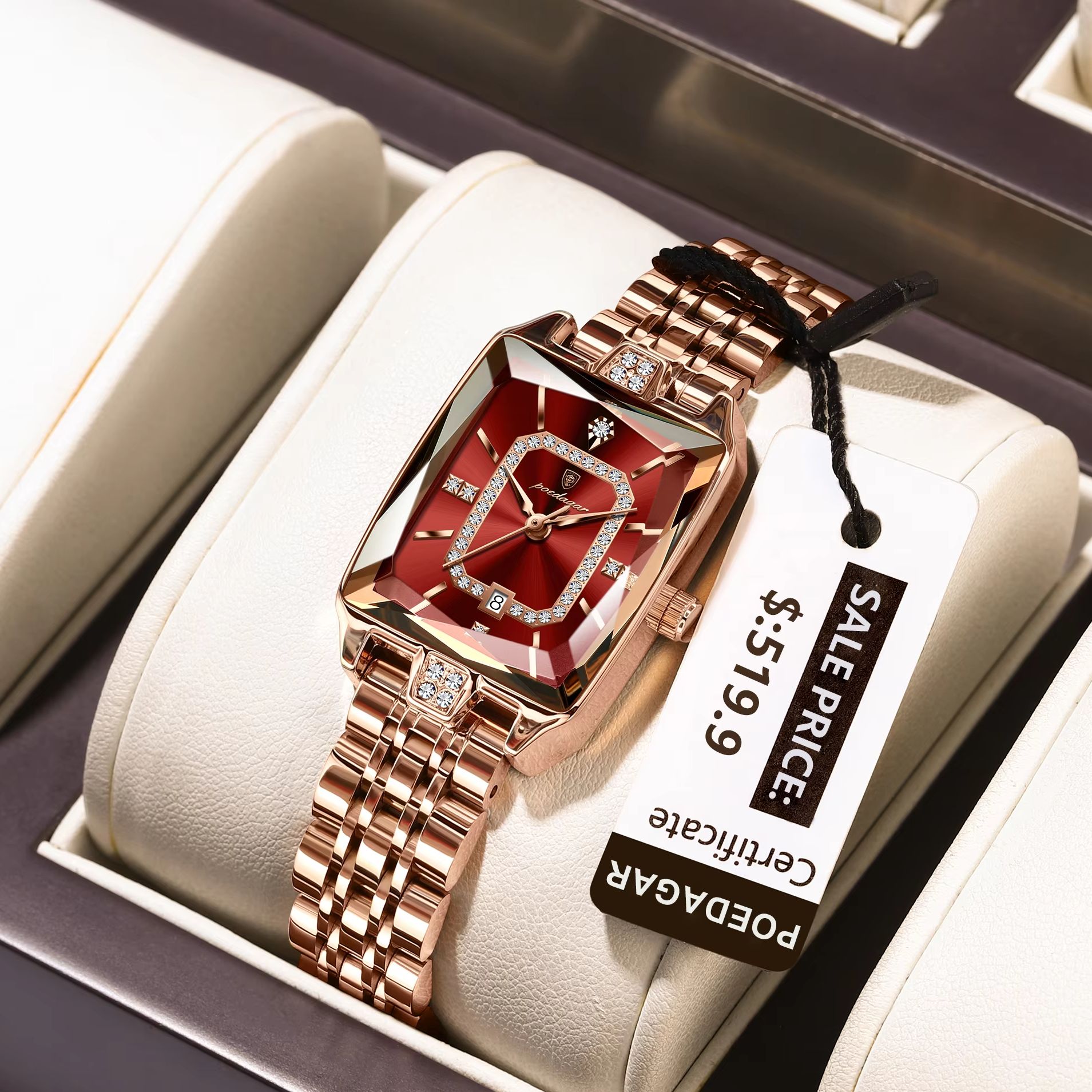 POEDAGAR модные элегантные жен – обзор и цена Luxury Watch Lady