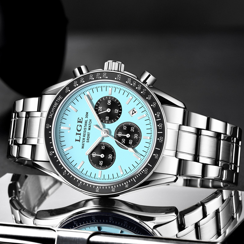 Мужские часы LIGE, топ-бренд,  – обзор и цена Luxury Watch Low Price