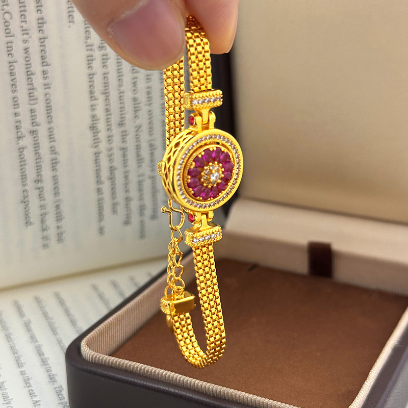 Золотой браслет-компас 24k с б – обзор и цена Compass Watch Luxury