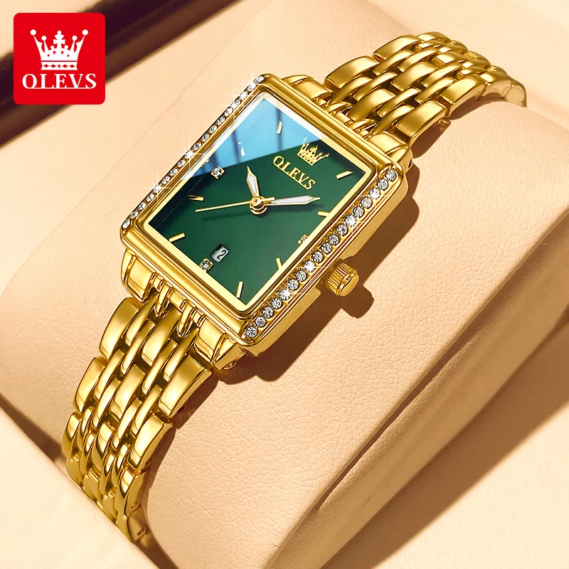 OLEVS 9995 Женские часы с дато – обзор и цена Luxury Watch Lady