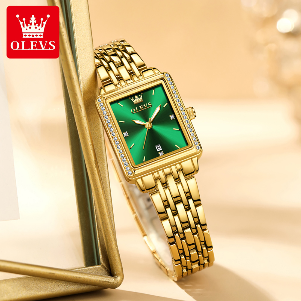 OLEVS 9995 Женские часы с дато – обзор и цена Luxury Watch Lady