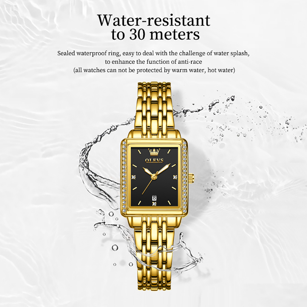 OLEVS 9995 Женские часы с дато – обзор и цена Luxury Watch Lady