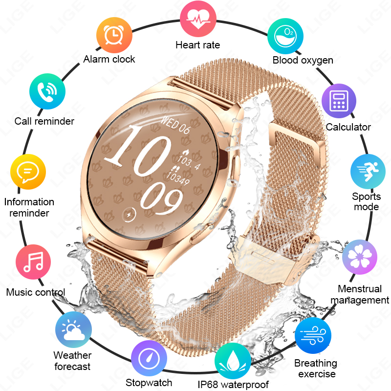 Роскошные умные часы LIGE для  – обзор и цена Compass Watch Luxury