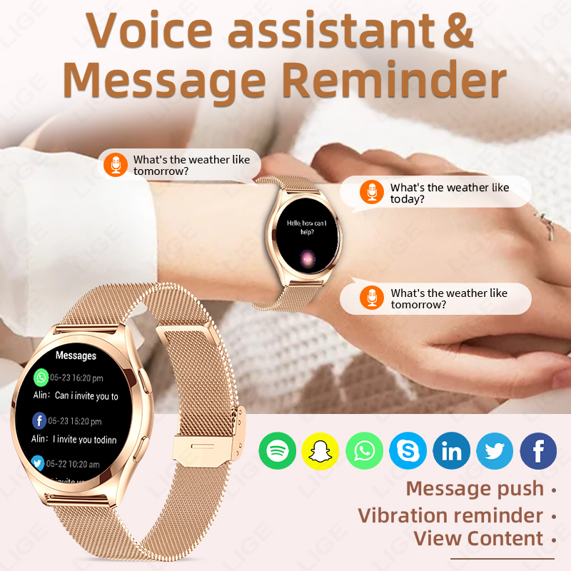 Роскошные умные часы LIGE для  – обзор и цена Compass Watch Luxury