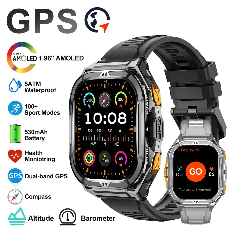 Роскошные смарт-часы AMOLED с  – обзор и цена Compass Watch Luxury