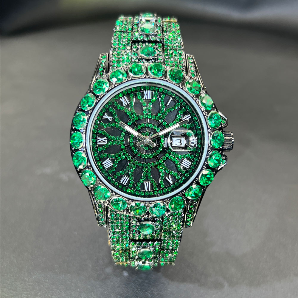 Часы с зелеными бриллиантами д – обзор и цена Luxury Watch And Jewelry Brand
