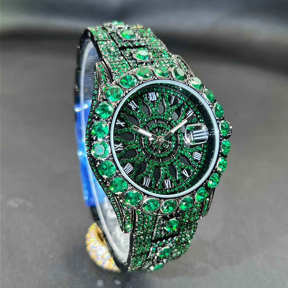 Часы с зелеными бриллиантами д – обзор и цена Luxury Watch And Jewelry Brand